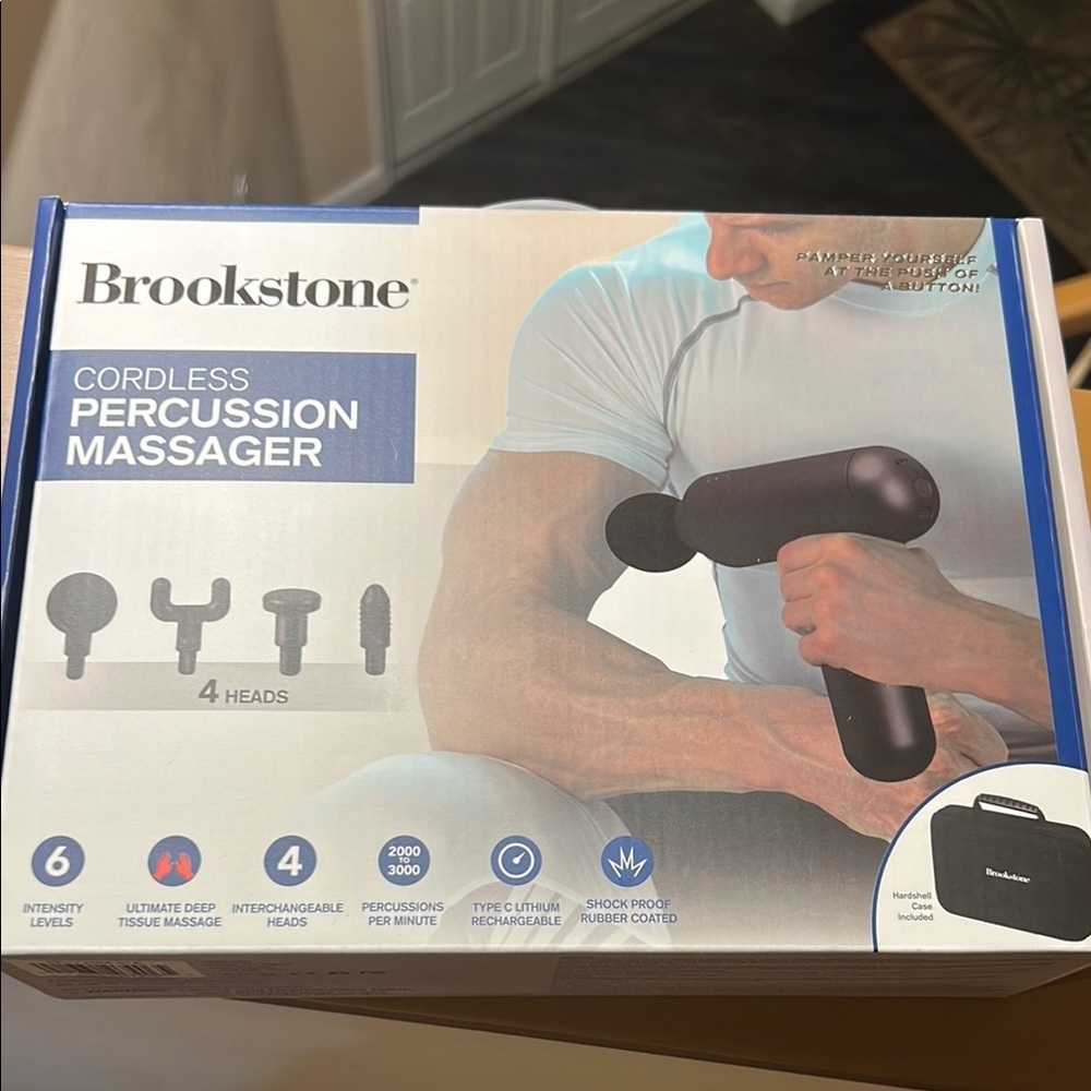 Brookstone Cordless Percussion Massager